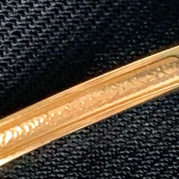 Swarovski Crystal channel set gold hinged bracelet - Picture 8 of 12